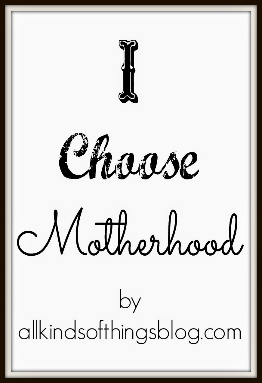 I Choose Motherhood.