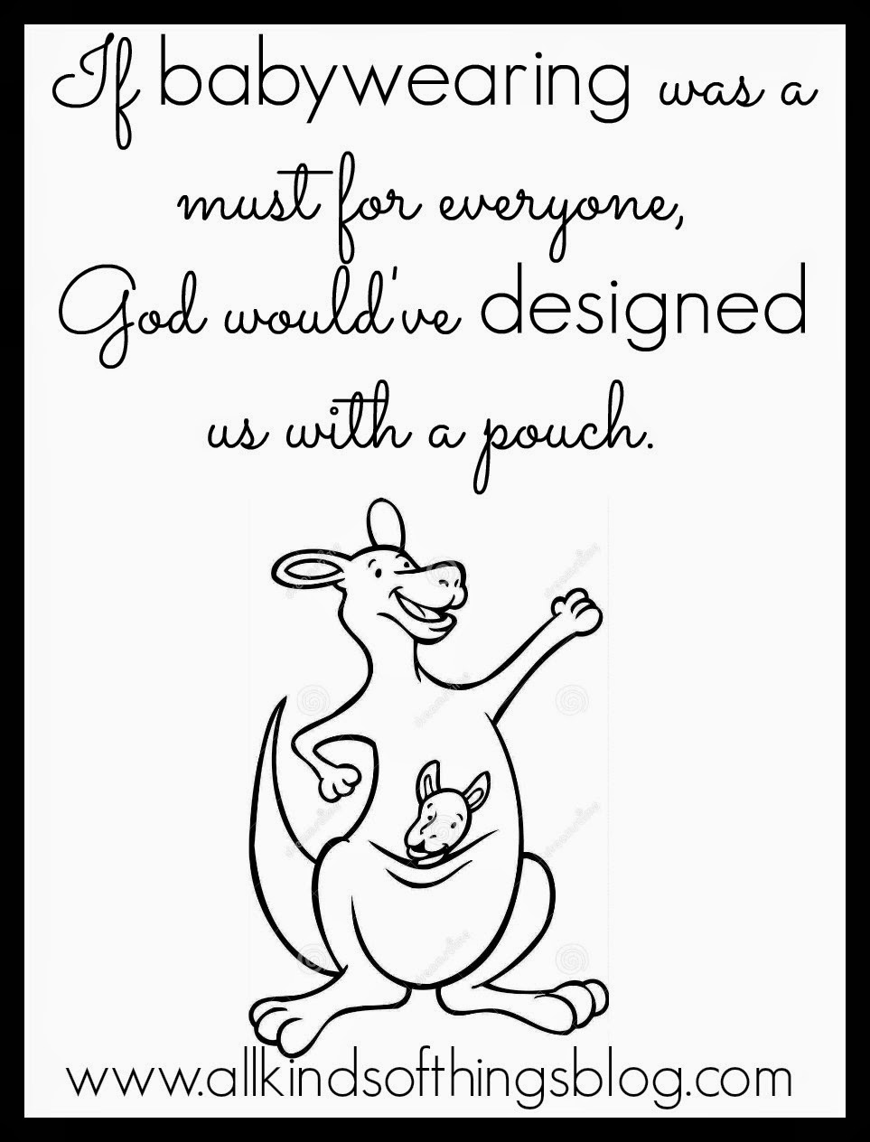 If babywearing was a must for everyone...