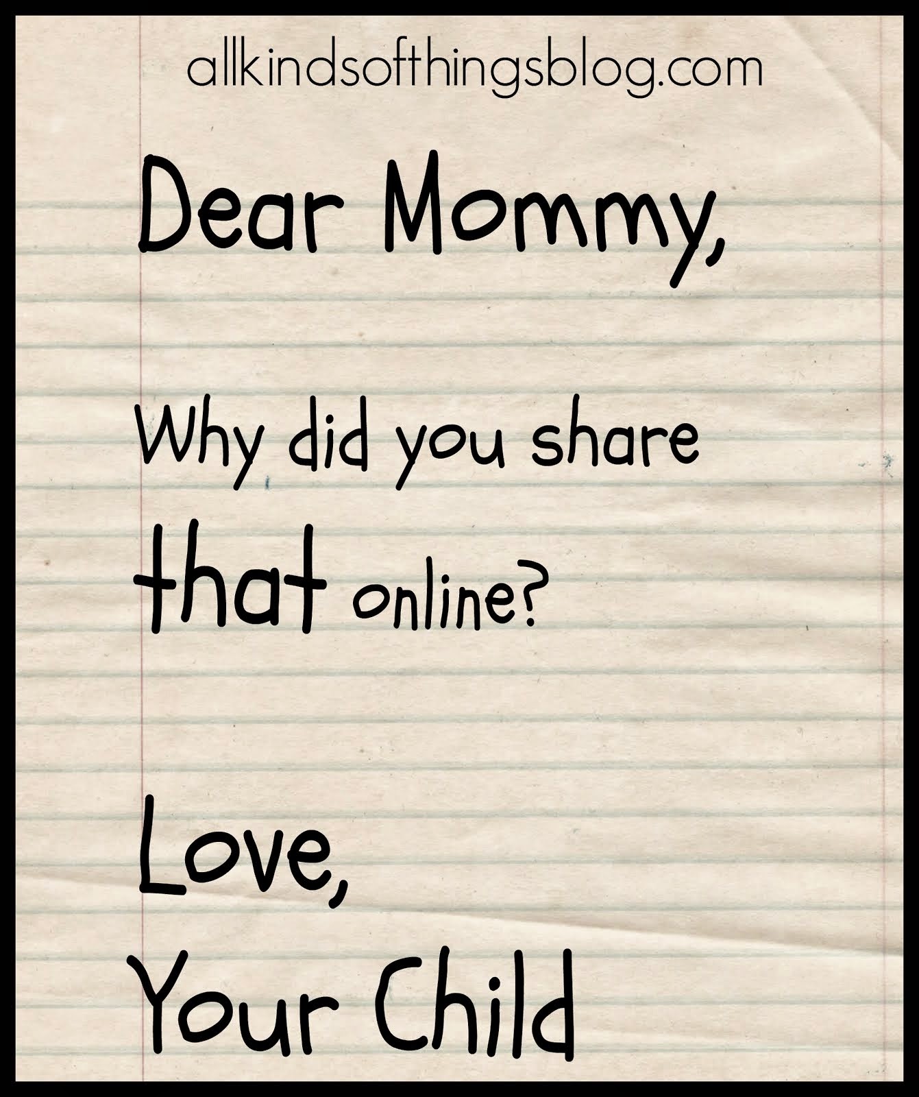 Dear Mommy